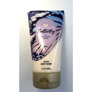 Bath and Body Works Butterfly Creamy Body Scrub 8oz Skincare Bodycare Salon NEW
